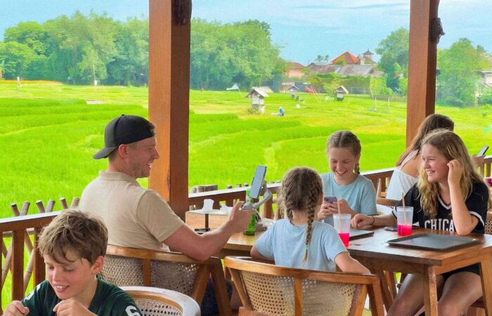 Family friendly restaurant at Mookiland Park Bali