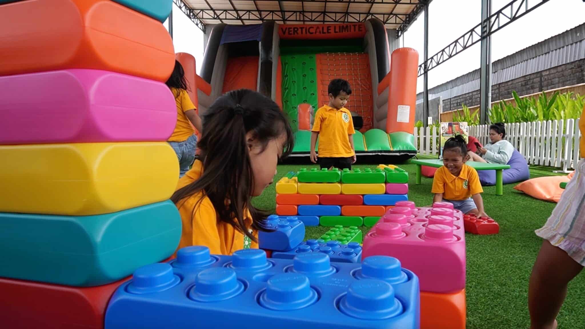 Try our semi indoor playground area at Mookiland Park Bali