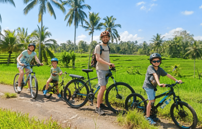 Day trip - Visit rice fields in Bali with kids