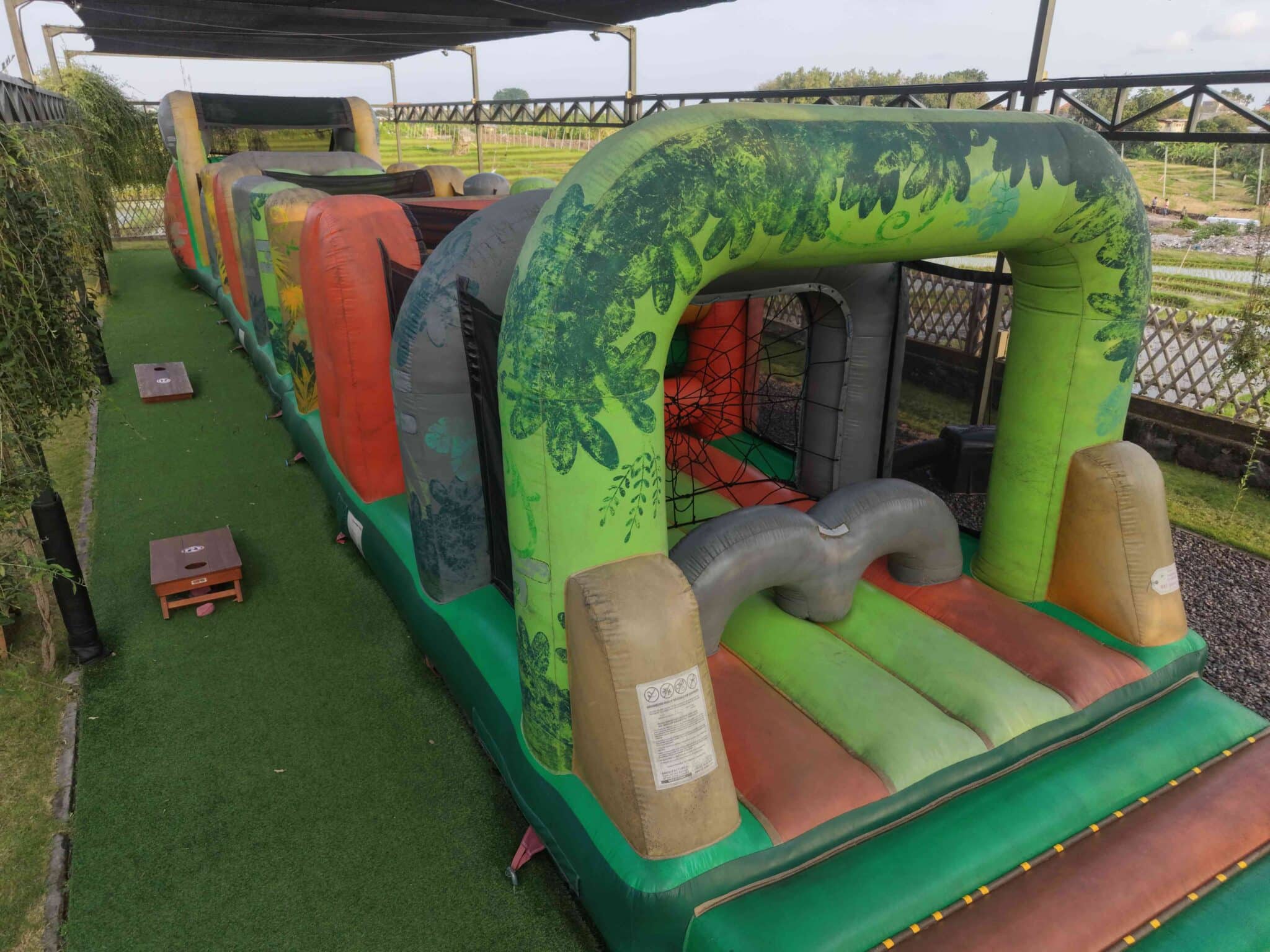 Ninja Warrior 26m obstacle course inflatable for sale